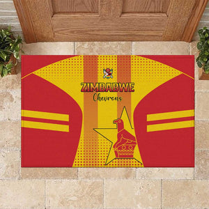 Zimbabwe Cricket Rubber Doormat Sporty Style LT15