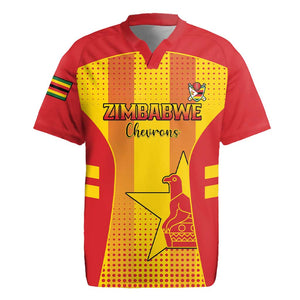Custom Zimbabwe Cricket Rugby Jersey Sporty Style - African Pride