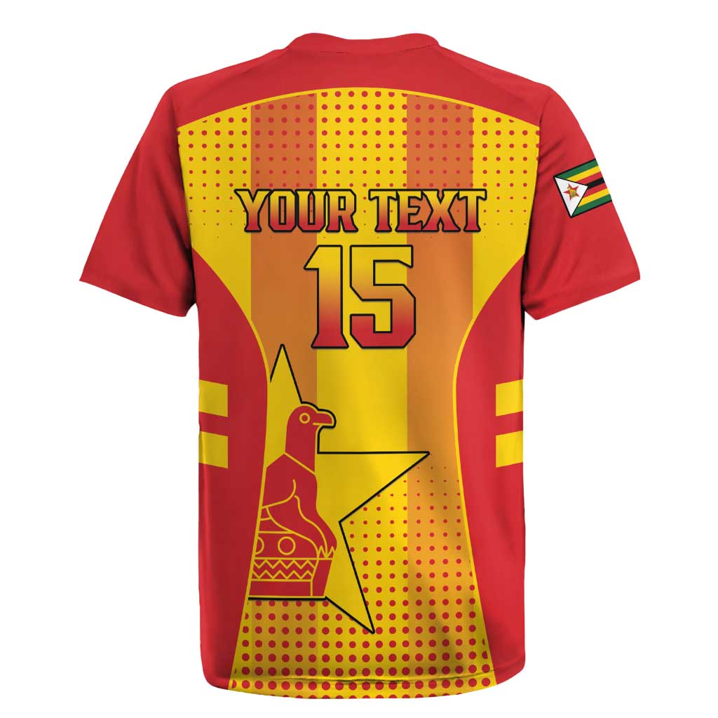 Custom Zimbabwe Cricket Rugby Jersey Sporty Style - African Pride