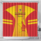 Zimbabwe Cricket Shower Curtain Sporty Style LT15