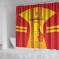 Zimbabwe Cricket Shower Curtain Sporty Style LT15