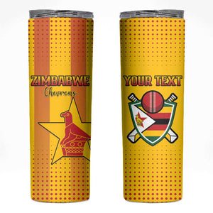 Custom Zimbabwe Cricket Skinny Tumbler Sporty Style - African Pride