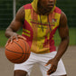 Custom Zimbabwe Cricket Sleeveless Hoodie Sporty Style - African Pride