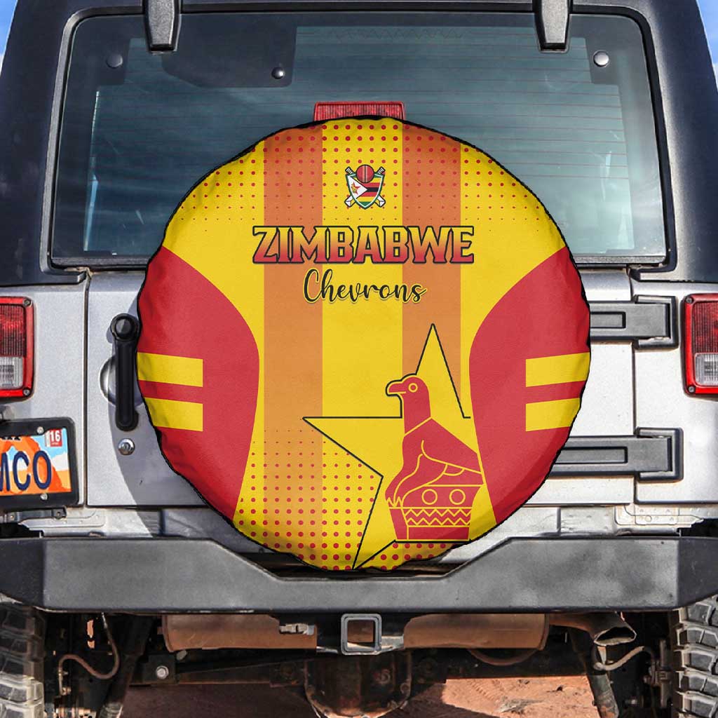 Zimbabwe Cricket Spare Tire Cover Sporty Style LT15