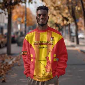 Custom Zimbabwe Cricket Sweatshirt Sporty Style - African Pride