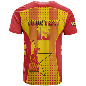Custom Zimbabwe Cricket T shirt Sporty Style - African Pride