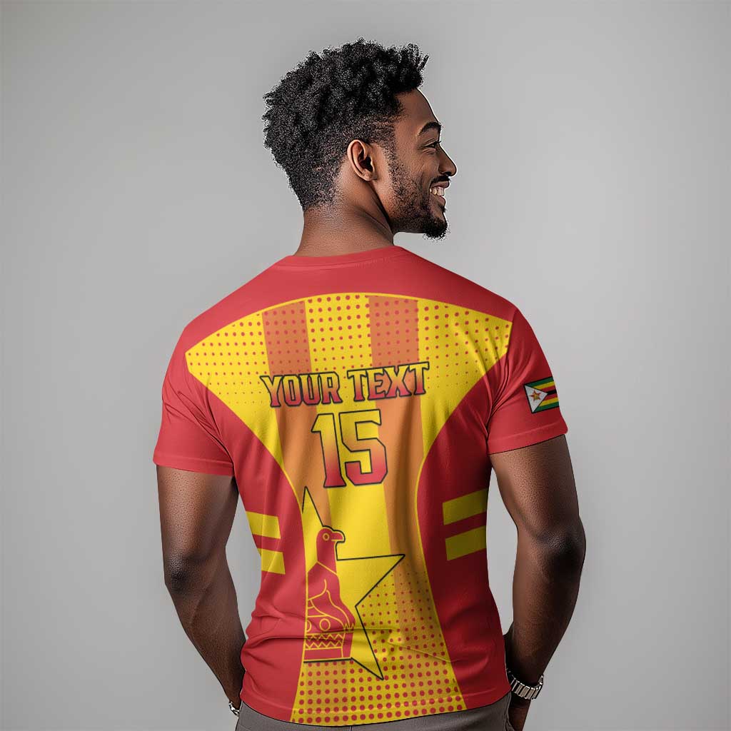 Custom Zimbabwe Cricket T shirt Sporty Style - African Pride