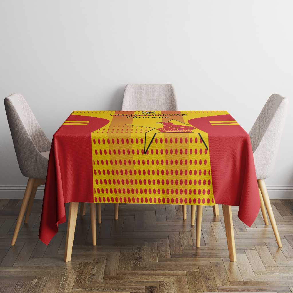 Zimbabwe Cricket Tablecloth Sporty Style LT15