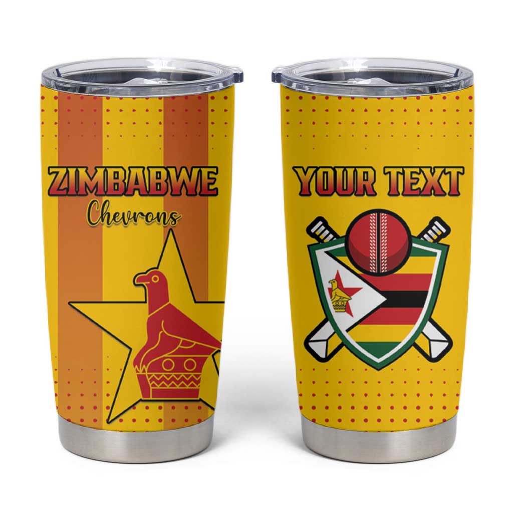 Custom Zimbabwe Cricket Tumbler Cup Sporty Style - African Pride