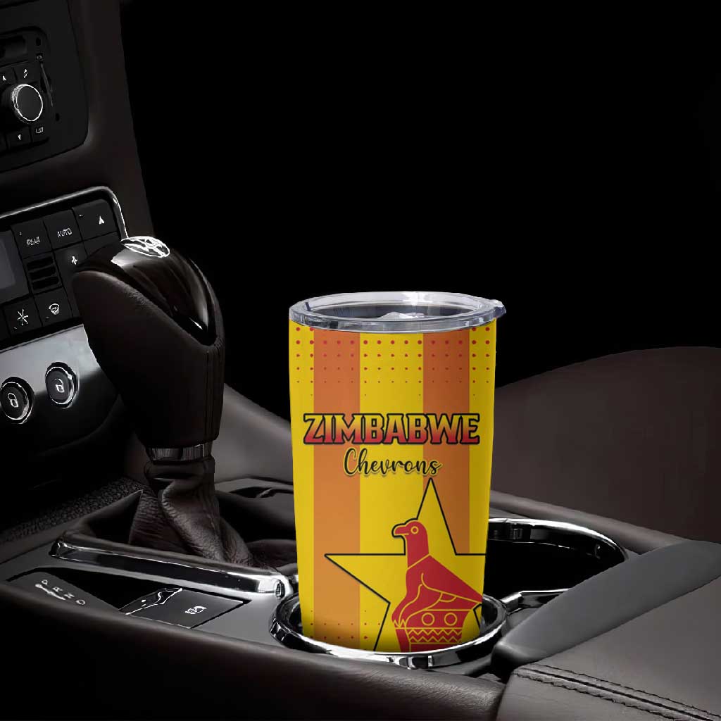 Custom Zimbabwe Cricket Tumbler Cup Sporty Style - African Pride