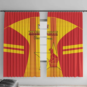 Zimbabwe Cricket Window Curtain Sporty Style LT15
