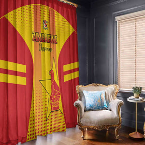 Zimbabwe Cricket Window Curtain Sporty Style LT15