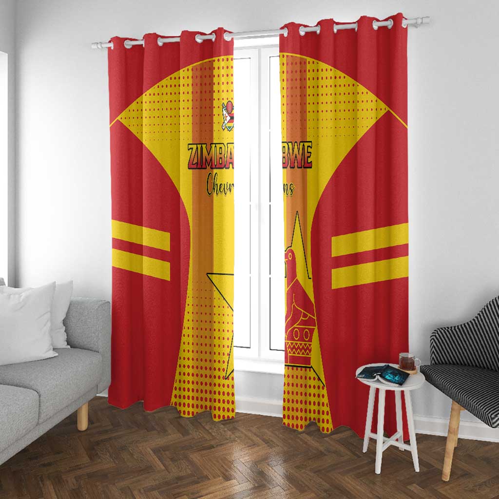 Zimbabwe Cricket Window Curtain Sporty Style LT15