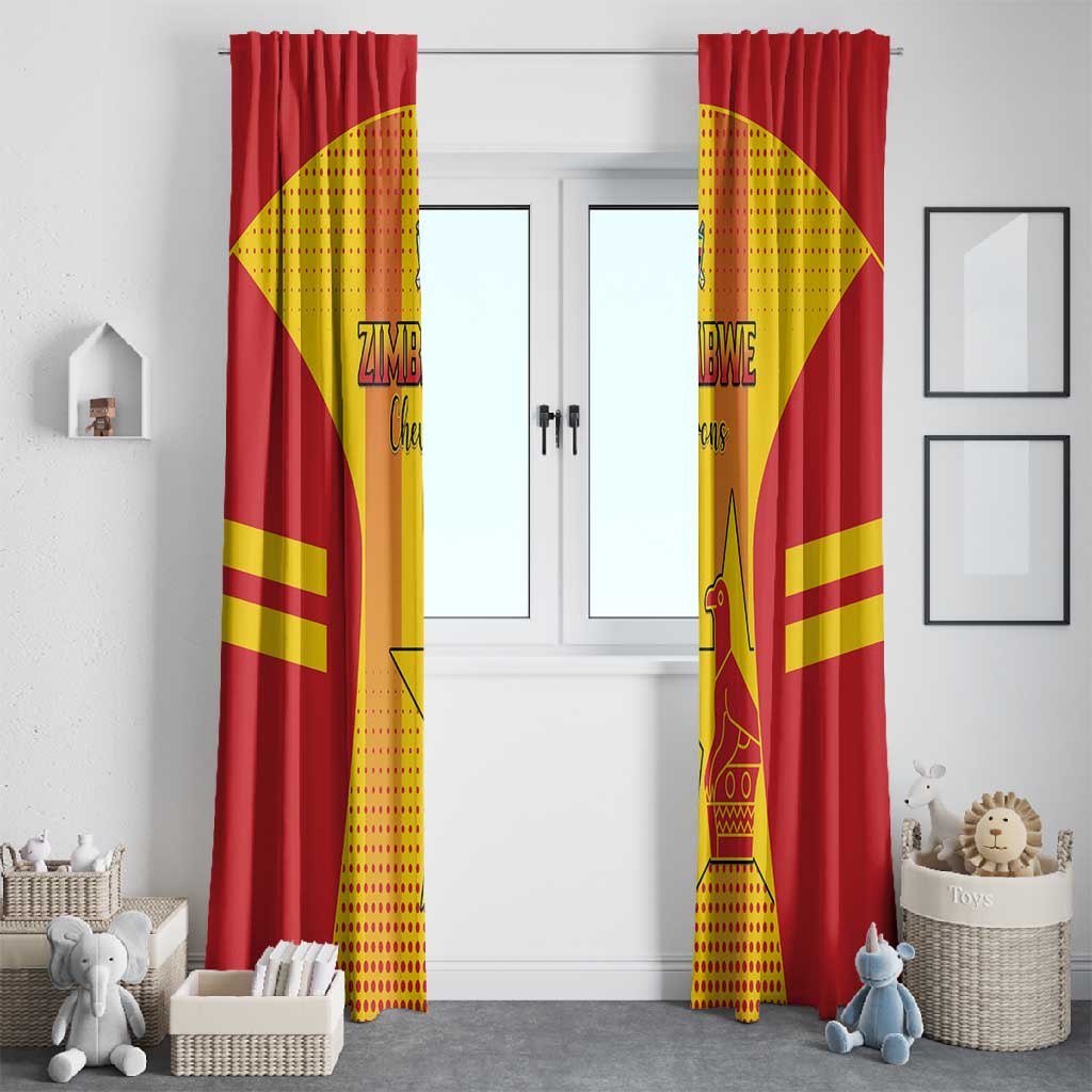 Zimbabwe Cricket Window Curtain Sporty Style LT15