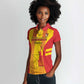 Custom Zimbabwe Cricket Women Polo Shirt Sporty Style - African Pride