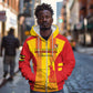 Custom Zimbabwe Cricket Zip Hoodie Sporty Style - African Pride