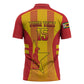 Custom Zimbabwe Cricket Zipper Polo Shirt Go Champions