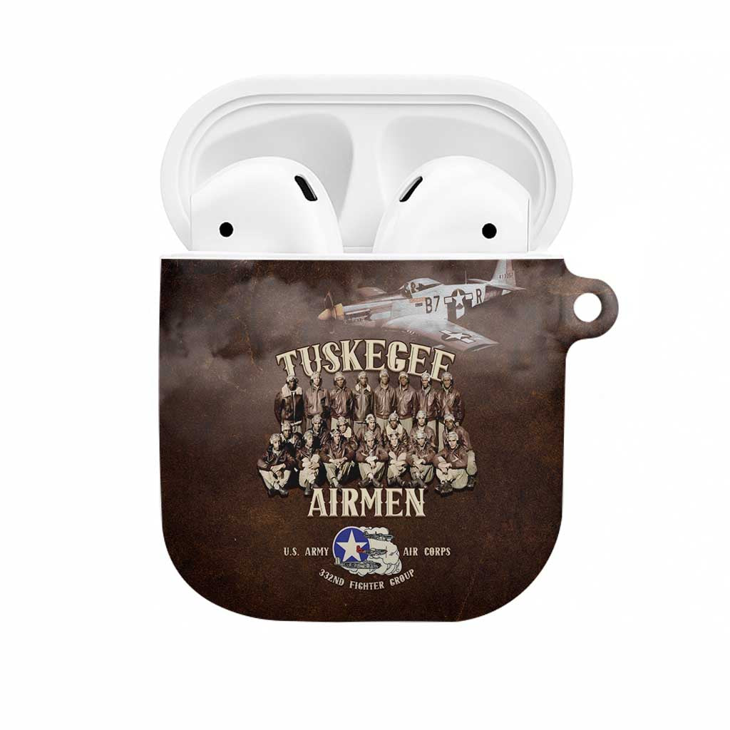 Remembering Tuskegee Airmen AirPods Case Heroes of the 332nd Squadron Retro Style