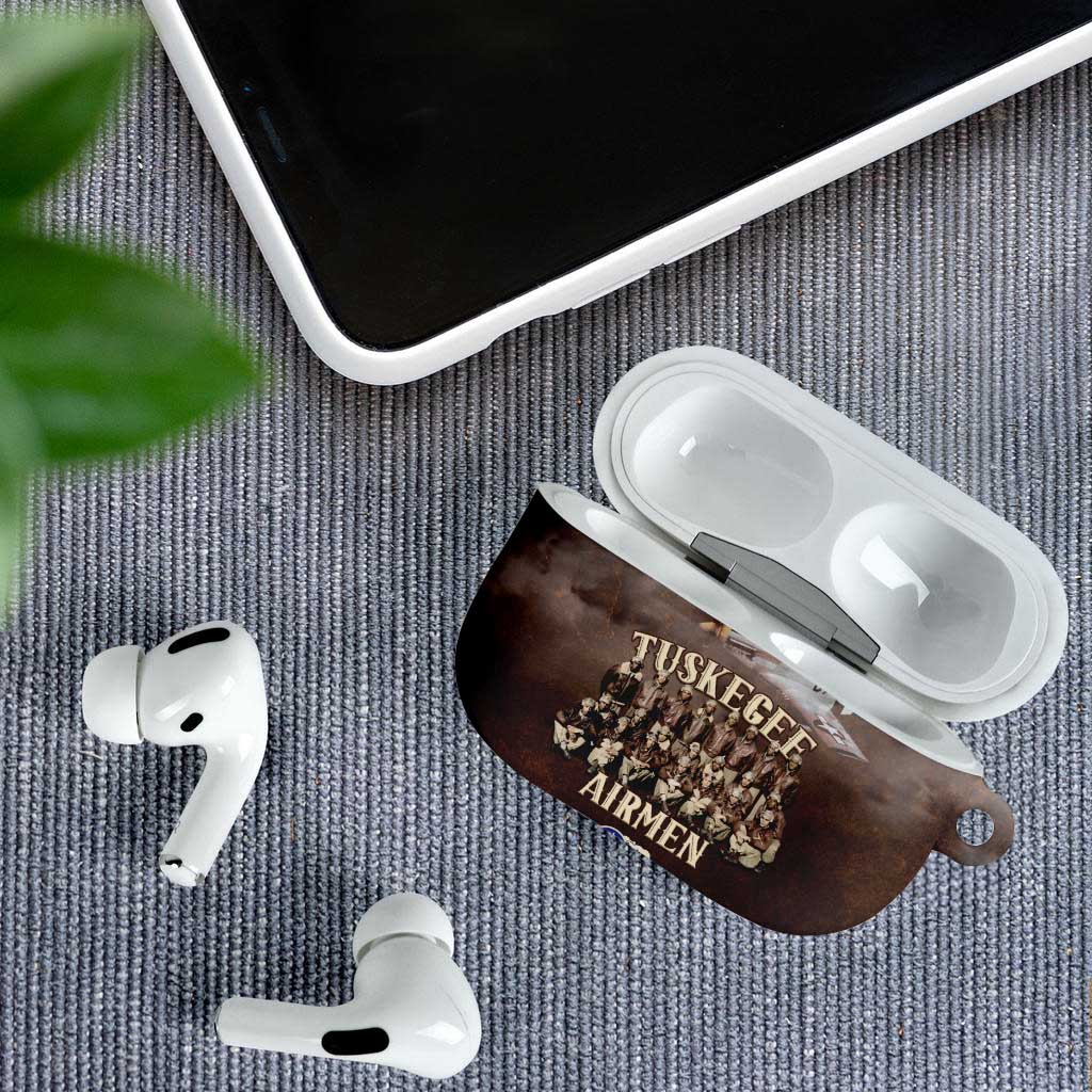 Remembering Tuskegee Airmen AirPods Case Heroes of the 332nd Squadron Retro Style