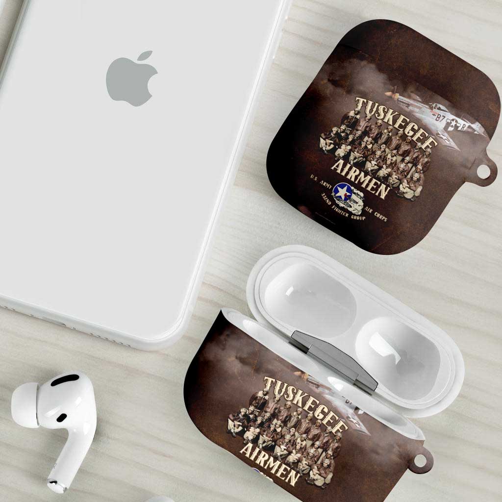Remembering Tuskegee Airmen AirPods Case Heroes of the 332nd Squadron Retro Style