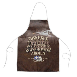 Remembering Tuskegee Airmen Apron Heroes of the 332nd Squadron Retro Style