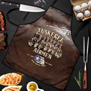 Remembering Tuskegee Airmen Apron Heroes of the 332nd Squadron Retro Style