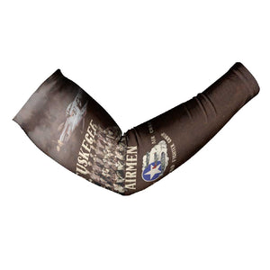 Remembering Tuskegee Airmen Arm Sleeves Heroes of the 332nd Squadron Retro Style