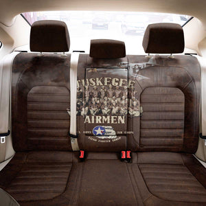 Remembering the Red Tail Heroes Back Car Seat Cover Tuskegee Airmen Legacy Retro Style - African Pride