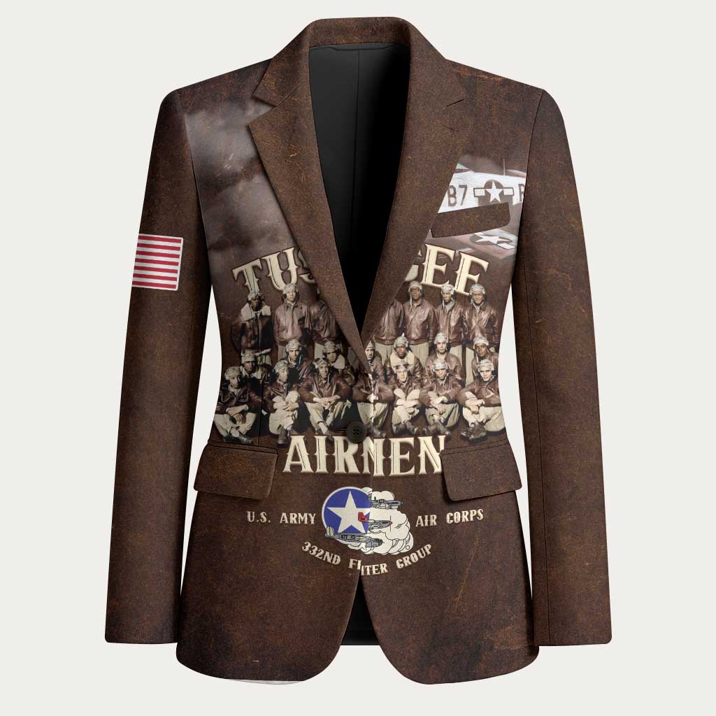 Remembering Tuskegee Airmen Blazer Heroes of the 332nd Squadron Retro Style