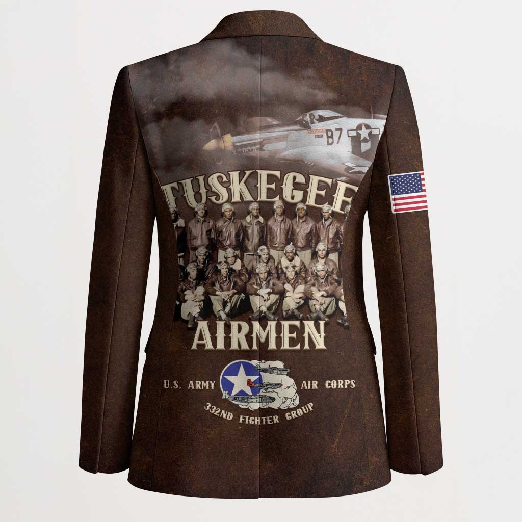 Remembering Tuskegee Airmen Blazer Heroes of the 332nd Squadron Retro Style