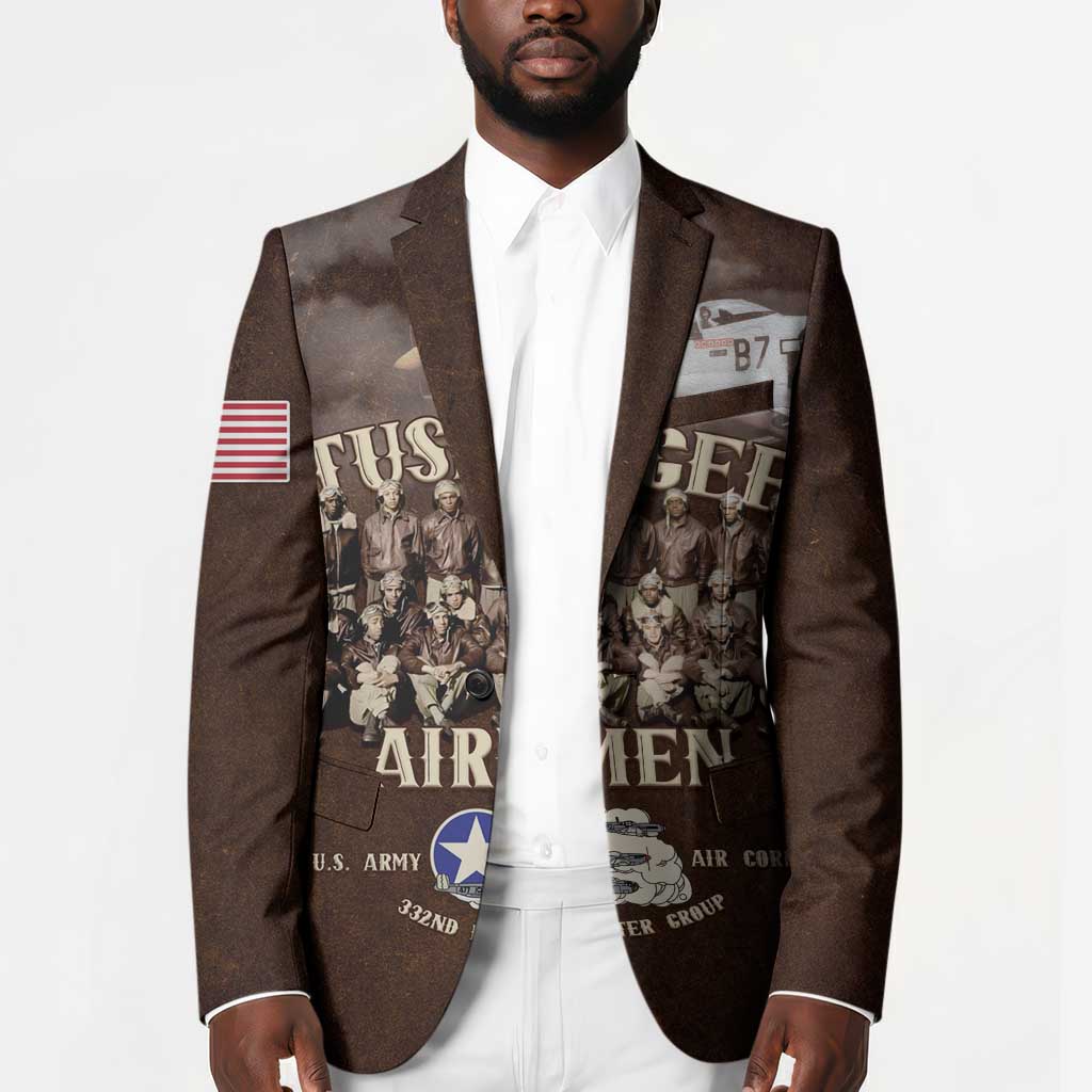 Remembering Tuskegee Airmen Blazer Heroes of the 332nd Squadron Retro Style