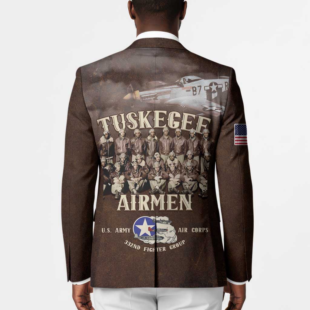 Remembering Tuskegee Airmen Blazer Heroes of the 332nd Squadron Retro Style
