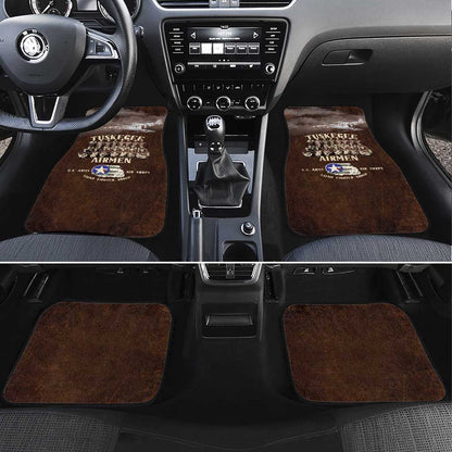 Remembering the Red Tail Heroes Car Mats Tuskegee Airmen Legacy Retro Style - African Pride