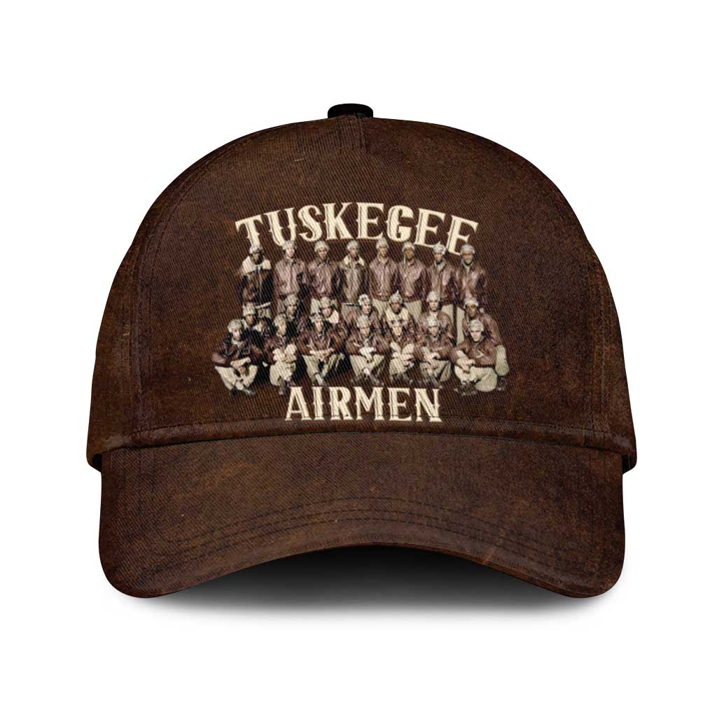 Remembering the Red Tail Heroes Classic Cap Tuskegee Airmen Legacy Retro Style - African Pride