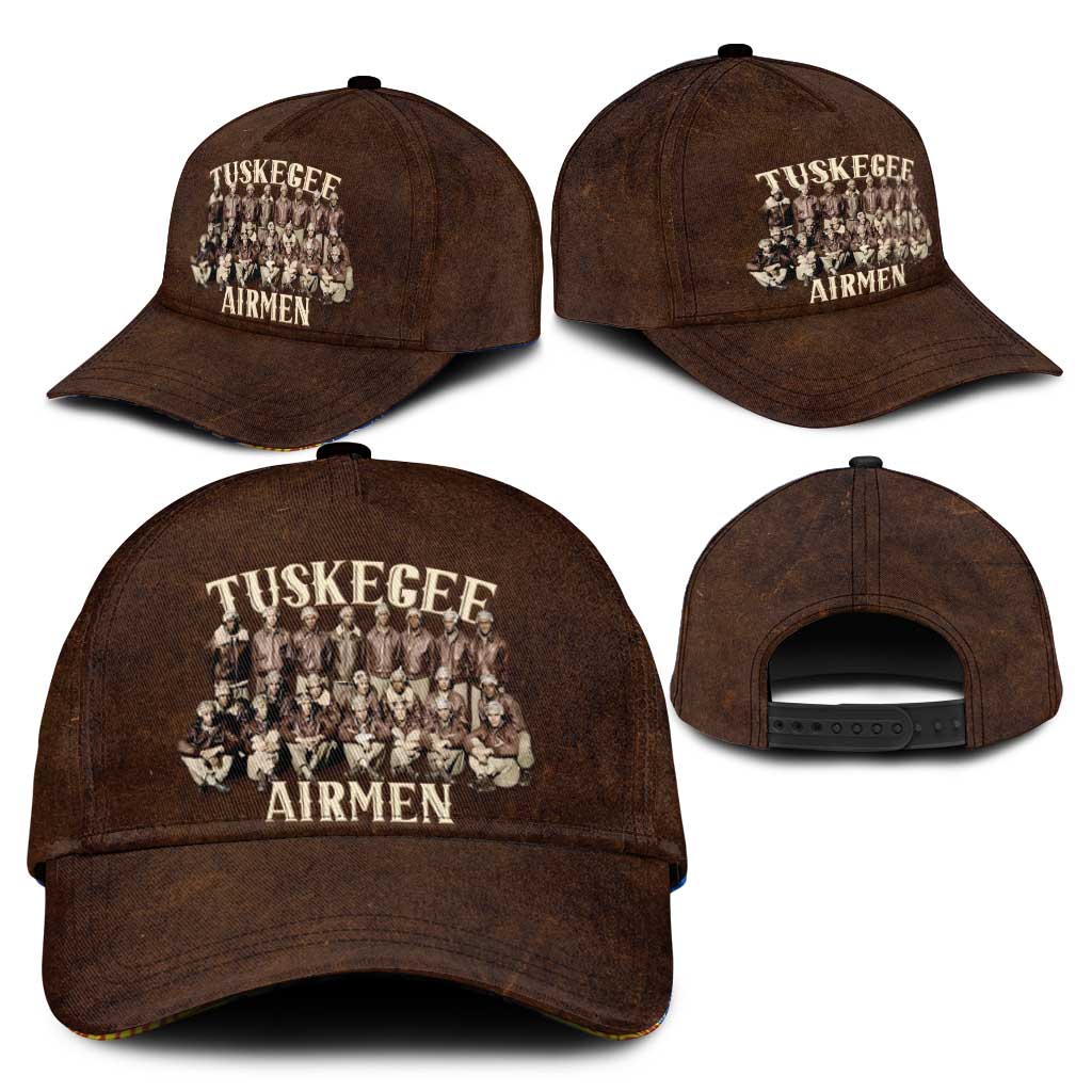 Remembering the Red Tail Heroes Classic Cap Tuskegee Airmen Legacy Retro Style - African Pride