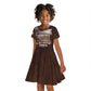 Remembering the Red Tail Heroes Kid Short Sleeve Dress Tuskegee Airmen Legacy Retro Style - African Pride