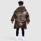 Remembering the Red Tail Heroes Kid Wearable Blanket Hoodie Tuskegee Airmen Legacy Retro Style - African Pride