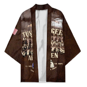 Remembering Tuskegee Airmen Kimono Heroes of the 332nd Squadron Retro Style