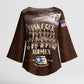 Remembering Tuskegee Airmen Kimono Sleeve Blouse Heroes of the 332nd Squadron Retro Style