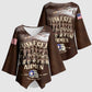 Remembering Tuskegee Airmen Kimono Sleeve Blouse Heroes of the 332nd Squadron Retro Style