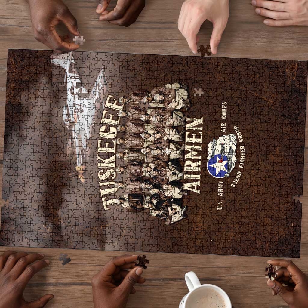 Remembering Tuskegee Airmen Puzzle Heroes of the 332nd Squadron Retro Style
