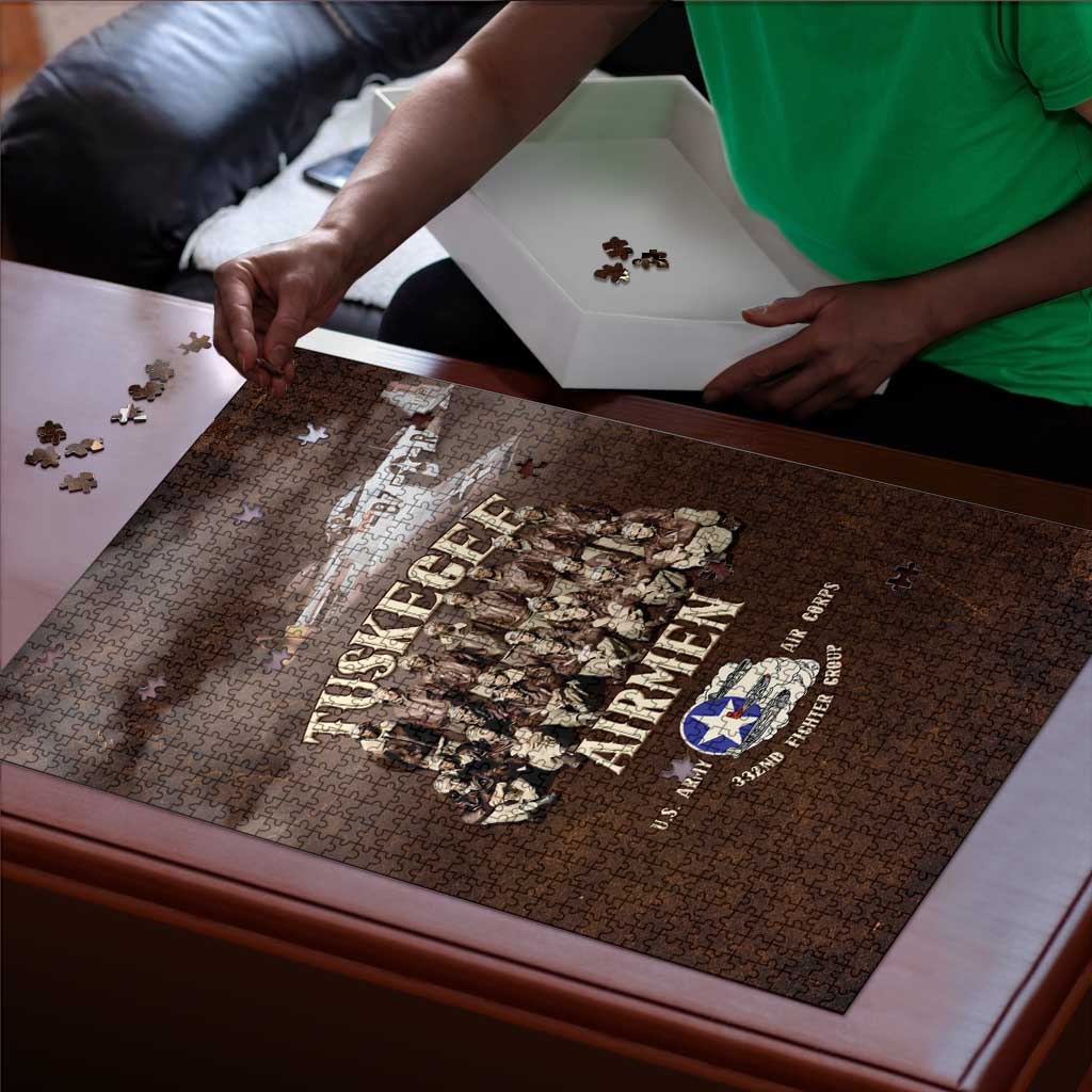 Remembering Tuskegee Airmen Puzzle Heroes of the 332nd Squadron Retro Style