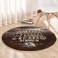 Remembering the Red Tail Heroes Round Carpet Tuskegee Airmen Legacy Retro Style - African Pride