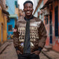 Remembering the Red Tail Heroes Sleeve Zip Bomber Jacket Tuskegee Airmen Legacy Retro Style - African Pride