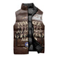 Remembering Tuskegee Airmen Sleeveless Puffer Jacket Heroes of the 332nd Squadron Retro Style