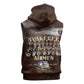 Remembering the Red Tail Heroes Sleeveless Zip Hoodie Tuskegee Airmen Legacy Retro Style - African Pride