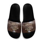 Remembering Tuskegee Airmen Slide Sandals Heroes of the 332nd Squadron Retro Style