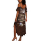 Remembering the Red Tail Heroes Summer Maxi Dress Tuskegee Airmen Legacy Retro Style - African Pride