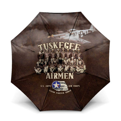 Remembering Tuskegee Airmen Umbrella Heroes of the 332nd Squadron Retro Style