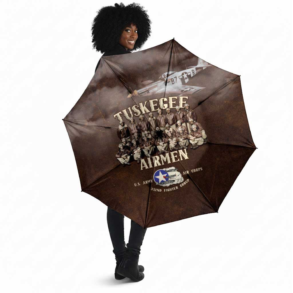 Remembering Tuskegee Airmen Umbrella Heroes of the 332nd Squadron Retro Style